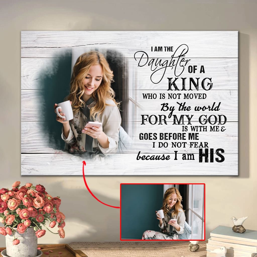 Daughter of a king Custom photo canvas wall art