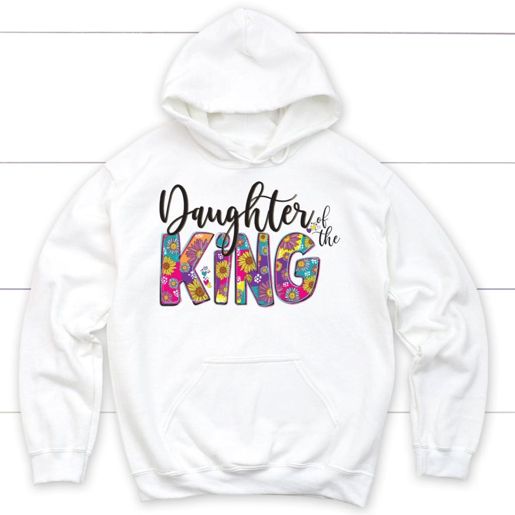 Daughter of the King hoodie White / S