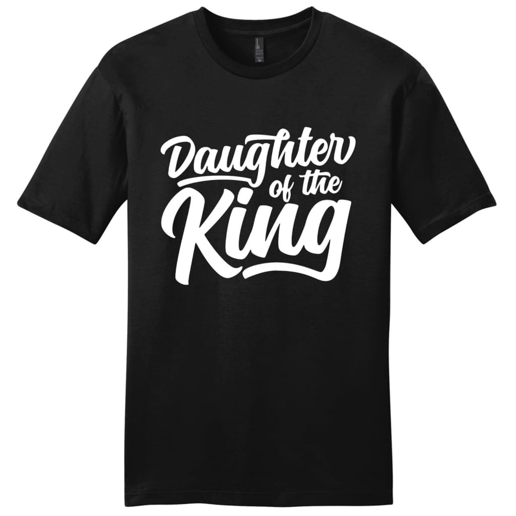 Daughter of the king mens Christian t-shirt Black / S