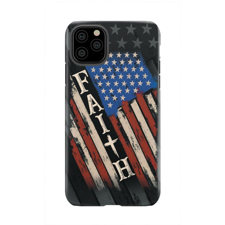 Faith American Flag phone case iPhone 11 Pro Max / Tough