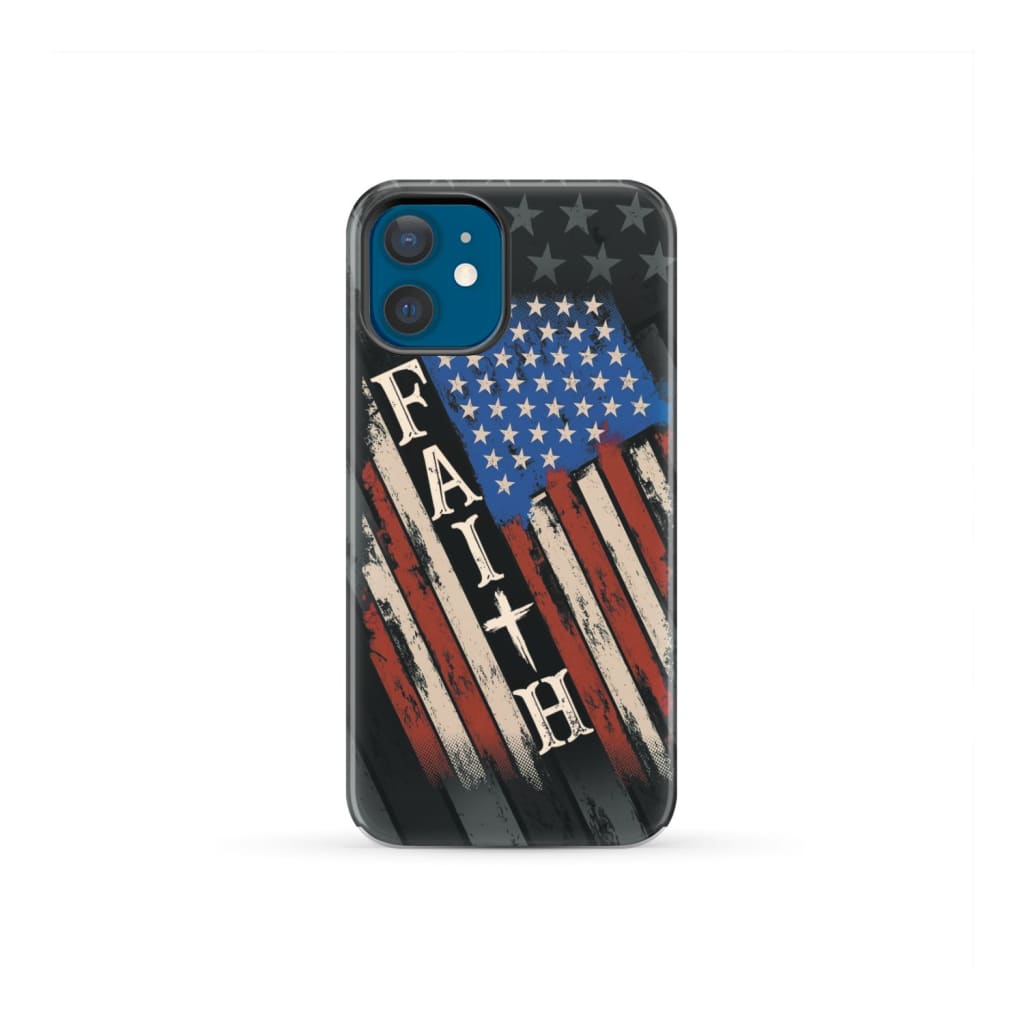 Faith American Flag phone case iPhone 12 Mini / Tough