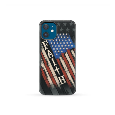 Faith American Flag phone case iPhone 12 Mini / Tough