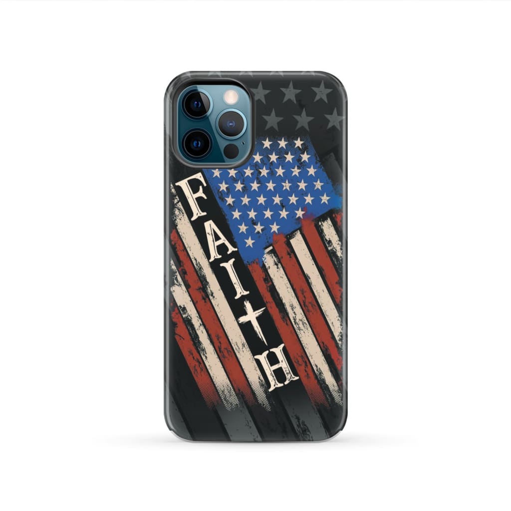 Faith American Flag phone case iPhone 12 Pro / Tough