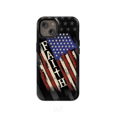 Faith American Flag phone case iPhone 14 / Tough