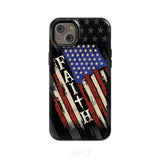 Faith American Flag phone case iPhone 14 Plus / Tough