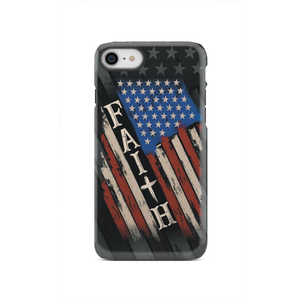 Faith American Flag phone case iPhone SE 2020 / Tough