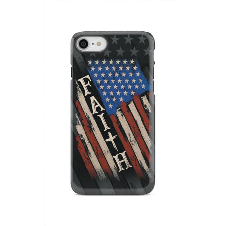 Faith American Flag phone case iPhone SE 2020 / Tough