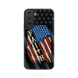 Faith American Flag phone case Samsung Galaxy S22 Plus / Tough