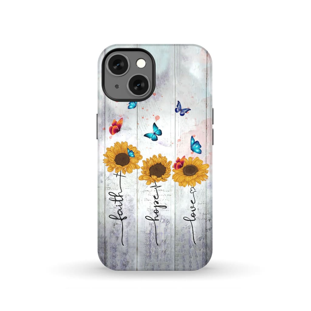 Faith Hope Love phone case iPhone 13 / Tough