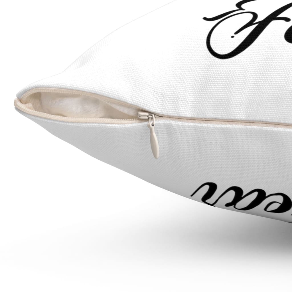 Faith over fear Mountain pillow