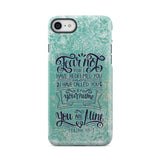Fear not for I have redeemed you Isaiah 43:1 Bible verse phone case iPhone 7 / Tough