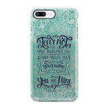 Fear not for I have redeemed you Isaiah 43:1 Bible verse phone case iPhone 7 Plus / Tough