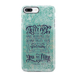 Fear not for I have redeemed you Isaiah 43:1 Bible verse phone case iPhone 8 Plus / Tough