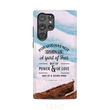 For God has not given us a spirit of fear phone case Christian cases Samsung Galaxy S22 Ultra / Tough