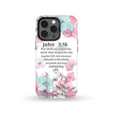 For God so loved the world John 3:16 Bible verse phone case iPhone 13 Pro / Tough