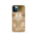 For God so loved the world John 3:16 KJV Bible verse phone case iPhone 12 Pro / Tough