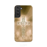 For God so loved the world John 3:16 KJV Bible verse phone case Samsung Galaxy S22 Plus / Tough