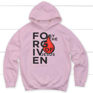 Forgiven By The Blood Of Jesus Hoodie | Christian Hoodies - Christ ...