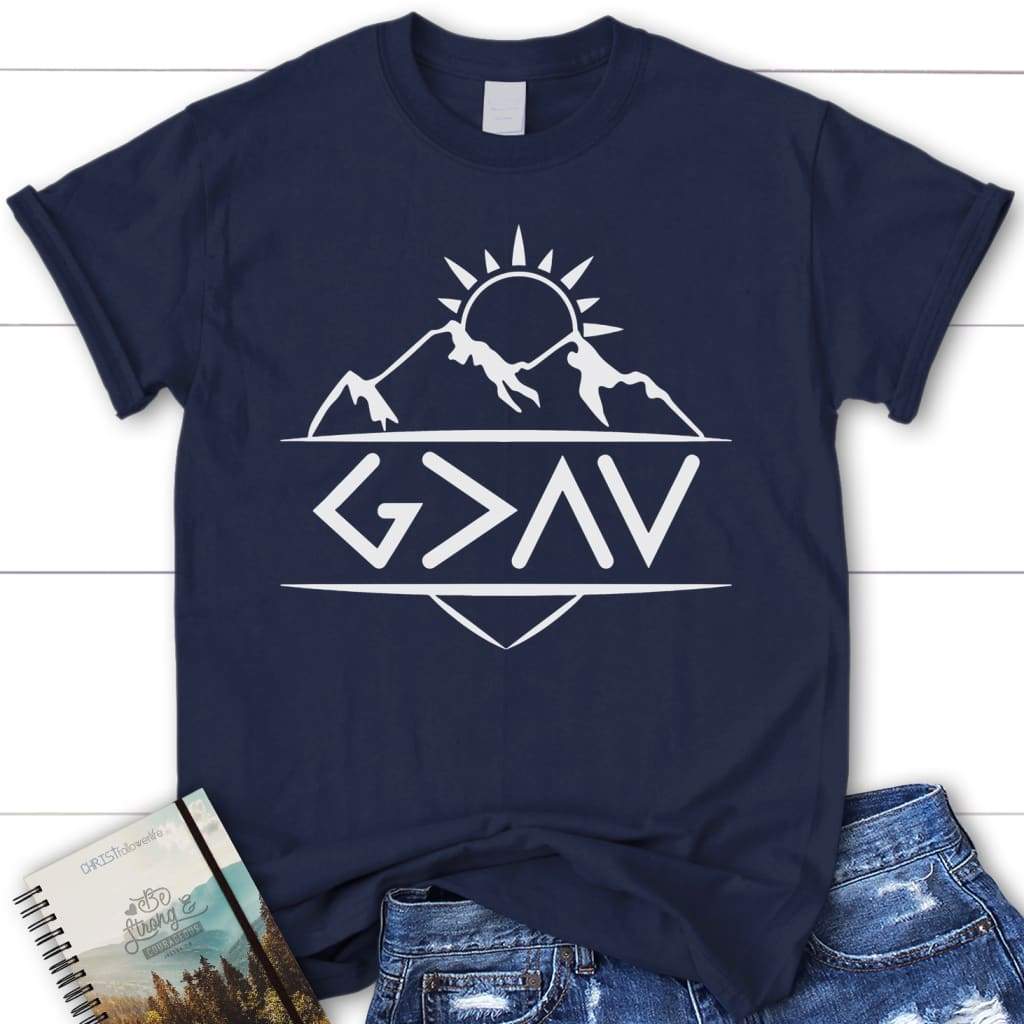 God is Greater Than the Highs and Lows Christian Tote Bag - Trust in His  unwavering love – Handmade by J&C Shop