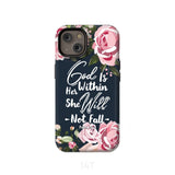 God is within her she will not fall Psalm 46:5 bible verse phone case iPhone 14 / Tough