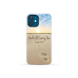 God will carry you Isaiah 46:4 Bible verse phone case iPhone 12 Mini / Tough