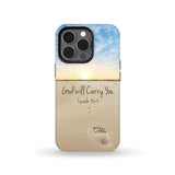 God will carry you Isaiah 46:4 Bible verse phone case iPhone 13 Pro / Tough