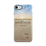 God will carry you Isaiah 46:4 Bible verse phone case iPhone 7 / Tough
