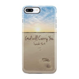 God will carry you Isaiah 46:4 Bible verse phone case iPhone 7 Plus / Tough