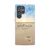 God will carry you Isaiah 46:4 Bible verse phone case Samsung Galaxy S22 Ultra / Tough