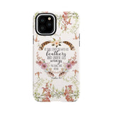 He shall cover you with his feathers Psalm 91:4 phone case iPhone 11 Pro / Tough