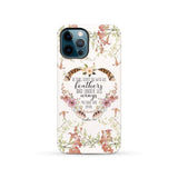 He shall cover you with his feathers Psalm 91:4 phone case iPhone 12 Pro / Tough