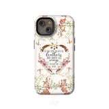 He shall cover you with his feathers Psalm 91:4 phone case iPhone 14 / Tough