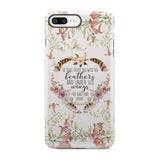 He shall cover you with his feathers Psalm 91:4 phone case iPhone 8 Plus / Tough