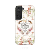 He shall cover you with his feathers Psalm 91:4 phone case Samsung Galaxy S22 / Tough