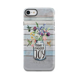 Hummingbird flowers Today I choose joy phone case iPhone 7 / Tough