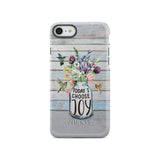 Hummingbird flowers Today I choose joy phone case iPhone SE 2020 / Tough