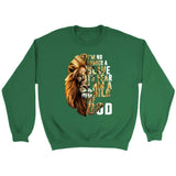 I am no longer a slave to fear I am a child of God Christian sweatshirt Irish Green / S