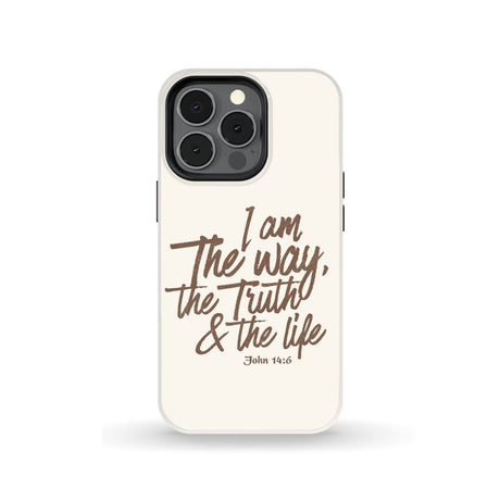 I am the way truth and life John 14:6 Bible verse phone case iPhone 13 Pro / Tough