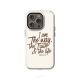 I am the way truth and life John 14:6 Bible verse phone case iPhone 14 Pro / Tough