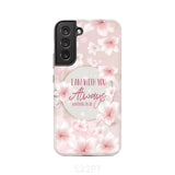 I am with you always Matthew 28:20 Bible verse phone case Samsung Galaxy S22 Plus / Tough