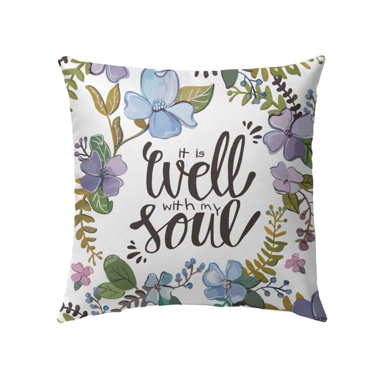 It well with my soul Christian pillow