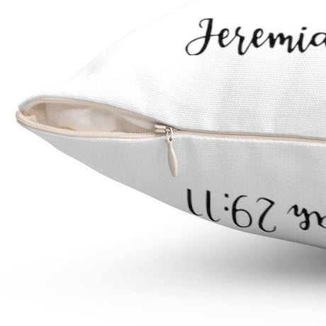 Jeremiah 29:11 His will His way my faith Bible verse pillow | Faith pillows