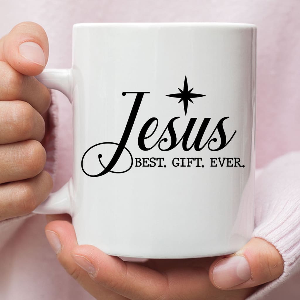 Jesus best gift ever Christian Christmas coffee mug 11 oz