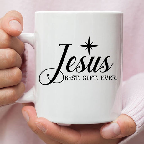 Jesus best gift ever Christian Christmas coffee mug 11 oz