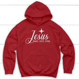 Jesus best gift ever Christian Christmas hoodie Red / S