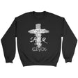 Jesus is my savior not my religion Christian sweatshirt Black / S