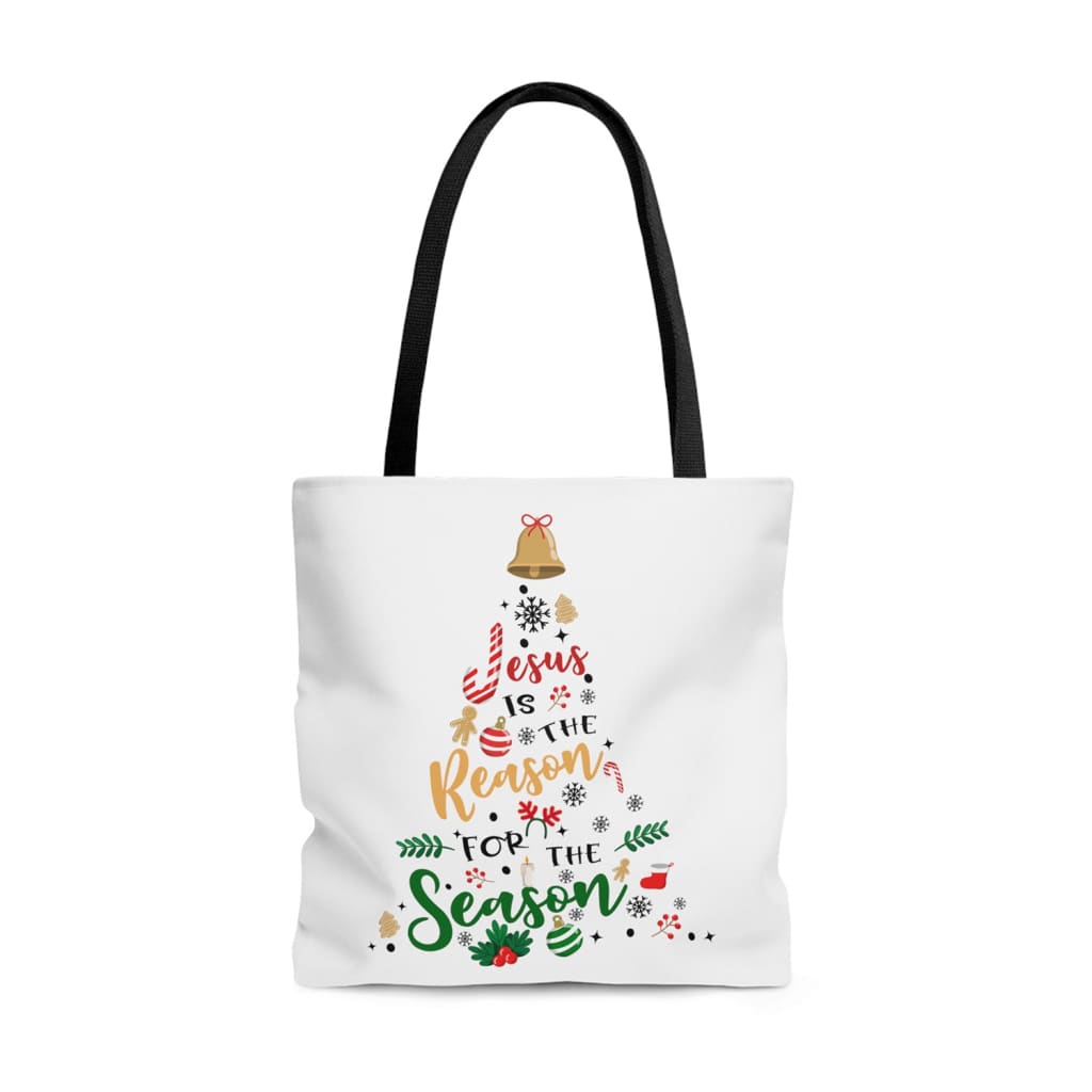 Jesus is the reason for the season tote bag 13 x 13