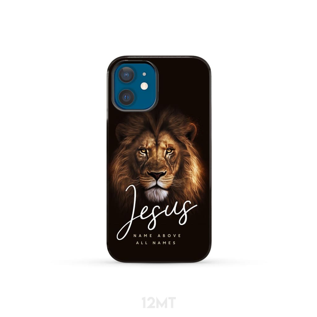 Jesus name above all names Christian phone case iPhone 12 Mini / Tough