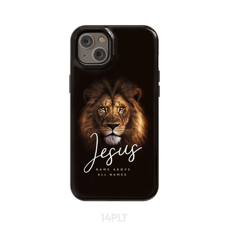 Jesus name above all names Christian phone case iPhone 14 Plus / Tough