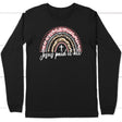 Jesus paid it all rainbow Easter Christian long sleeve t-shirt Easter gifts Black / S